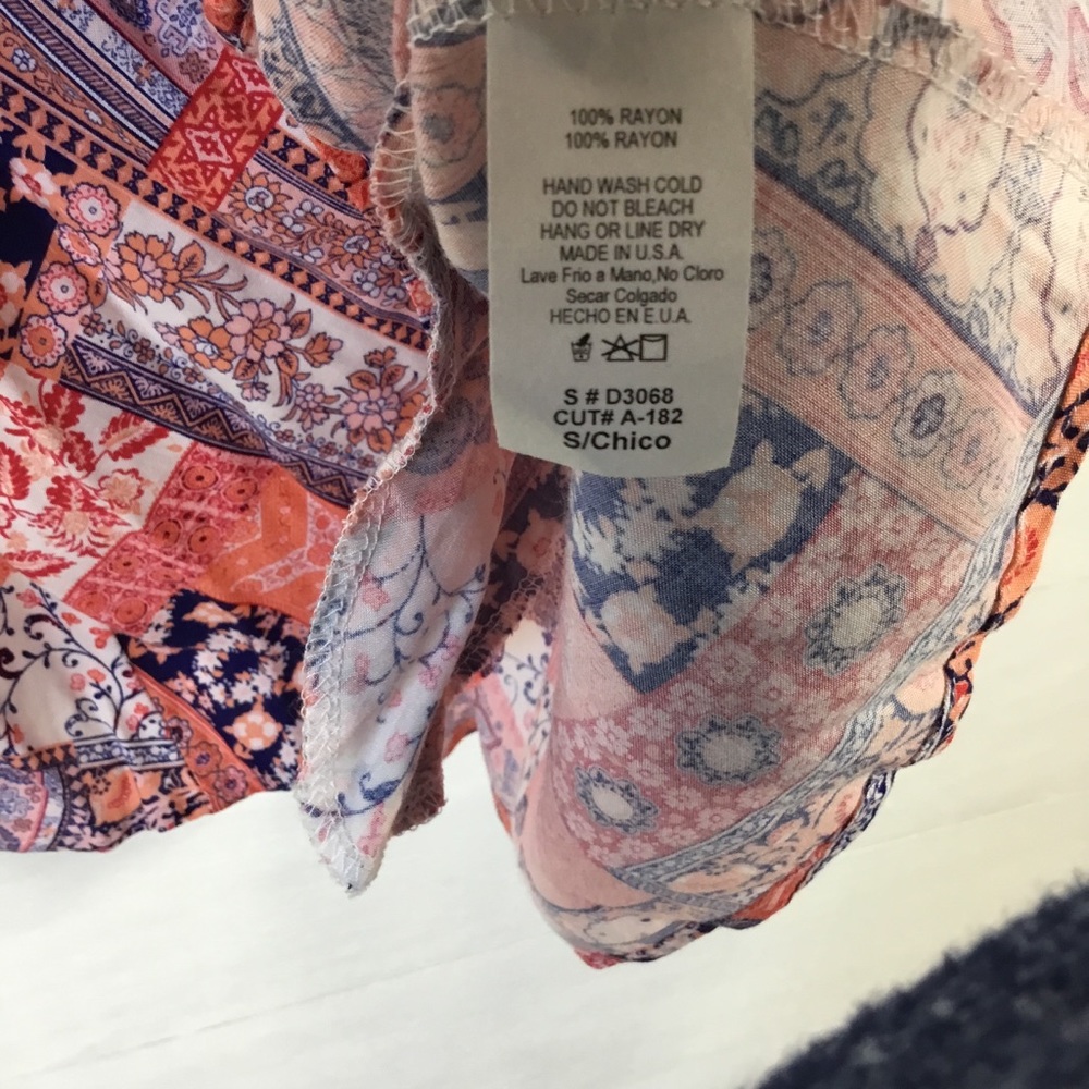 Poema patchwork look collared button down dress - Picture 4 of 6